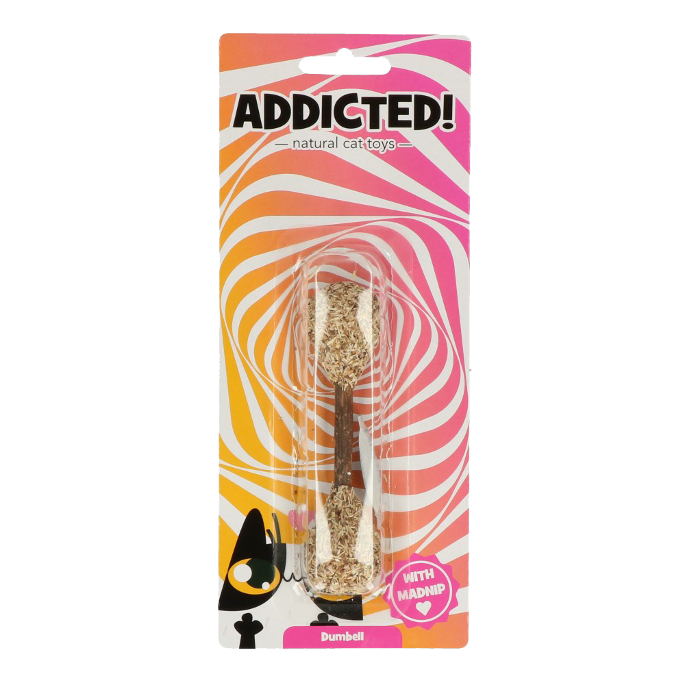 Haltère Addicted! 22x9x3 cm pour les Chats