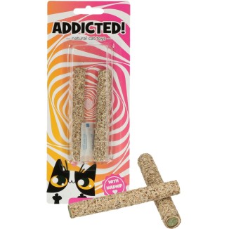 Pack de 2 Bâtons Addicted! pour chats - Jouets irrésistibles !