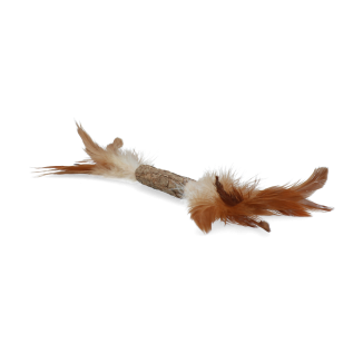 Addicted! Bâton avec Chenille & Plumes - Jouet Amusant pour Chat