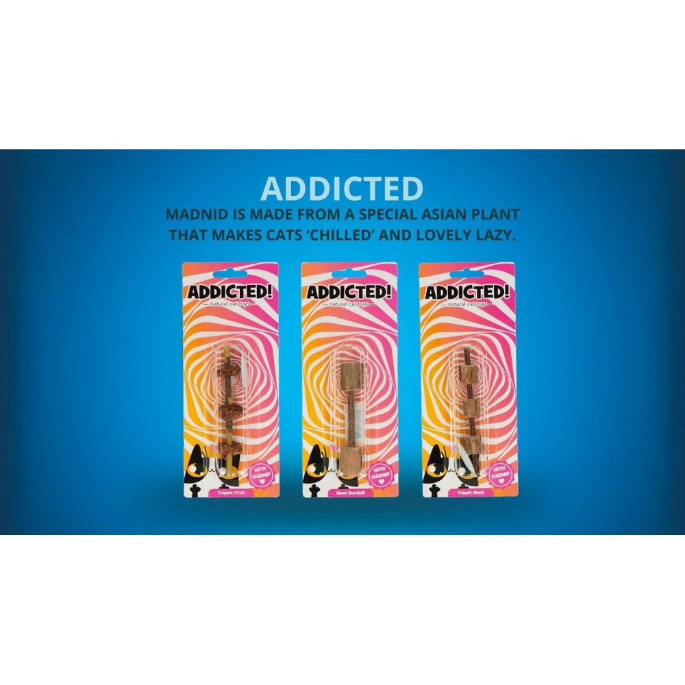 Addictif ! Oiseau avec Plumes - Jouet CHAT de Marque Addicted!