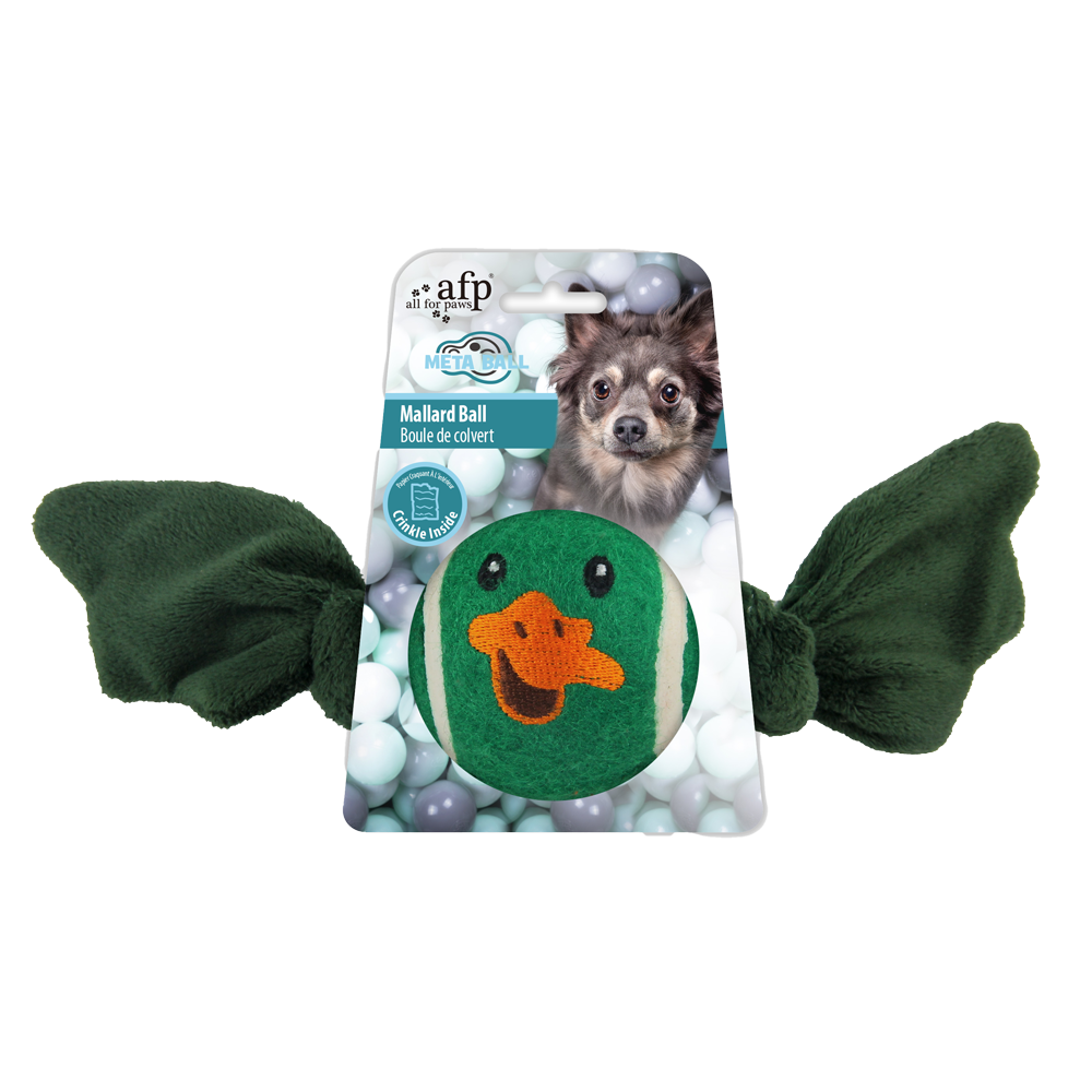 AFP Meta Ball - Jouet Canard pour Chien, 14x10x5 cm