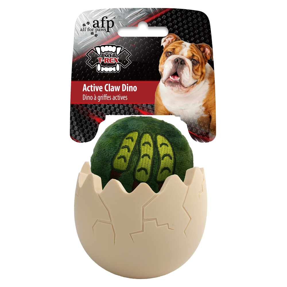 Jouet pour Chien AFP Ma Griffe de Dinosaure T-Rex - 8x8x8 cm