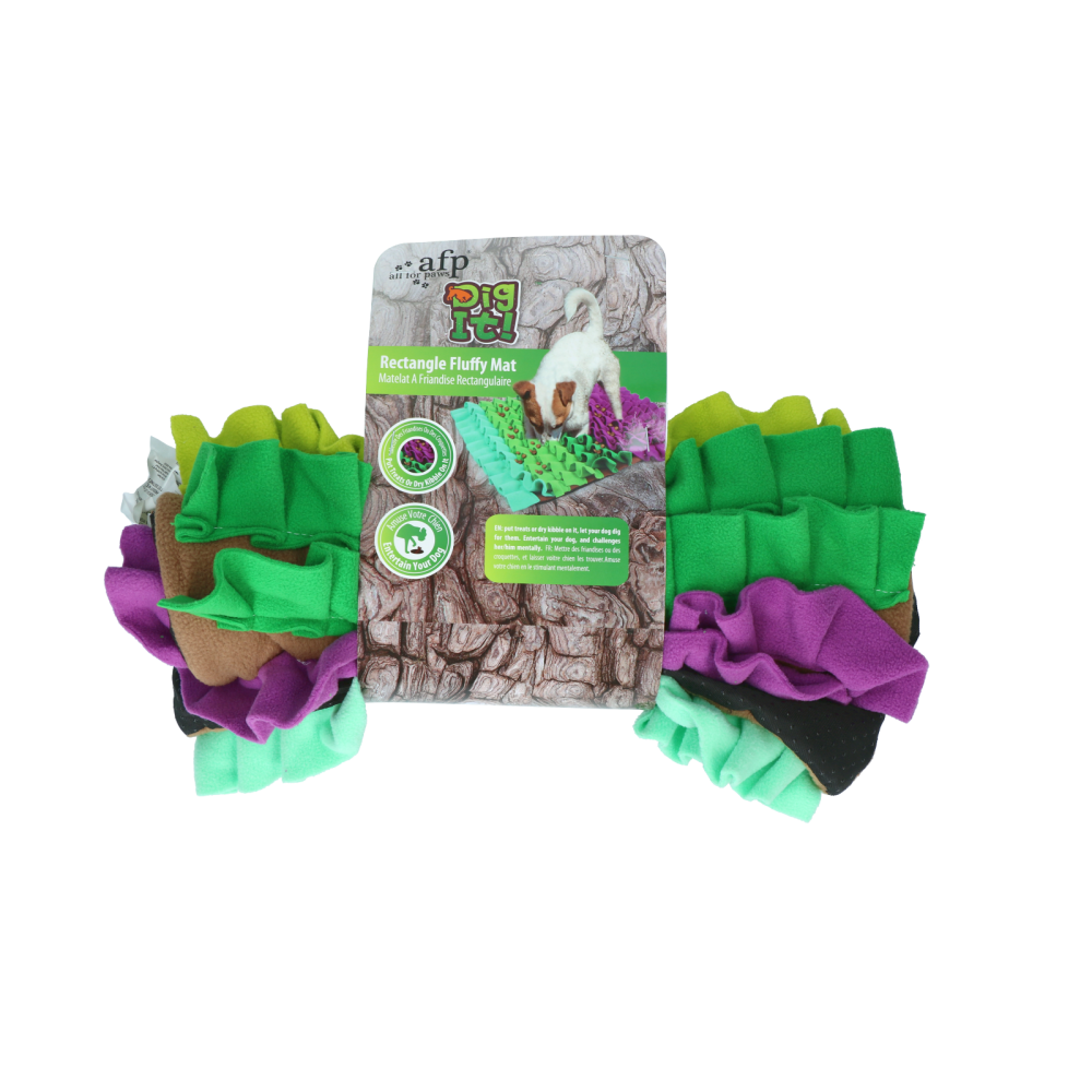 Tapis moelleux rectangulaire AFP Dig it pour chiens - Confort et style
