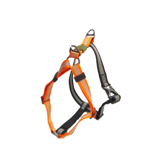 Harnais anti-traction pour chien AFP Off Street - Taille M Coloris Tangarine