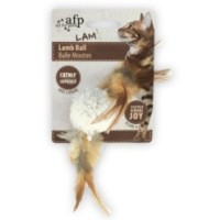 AFP Lambswool - Boule d'agneau 100% naturelle pour chat - Jouet interactif