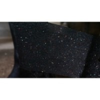 Bandage Pro Brillant pour Animaux 10 cm - Noir | Qualité Exceptionnelle