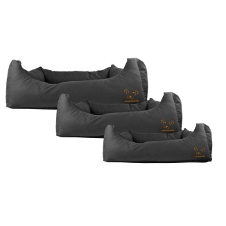 Canapé-lit Bodyguard Noir S pour Chien | Confortable et Compact