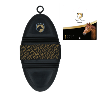 Brosse Éponge Flexi pour Cheval - Pratique et efficace | 17.8x9.9x5.6 cm
