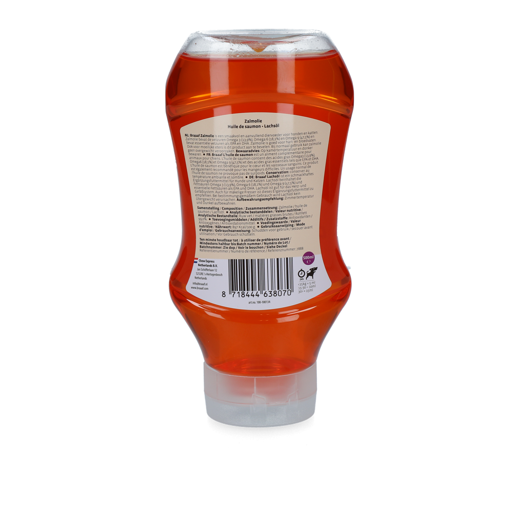 Sauce d'huile de saumon Braaaf pour chien - 250ml