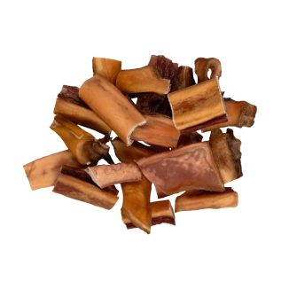 Friandises pour chien Braaaf Butchery Snacks 150 g - Irrésistibles morceaux de peau de tête de bœuf