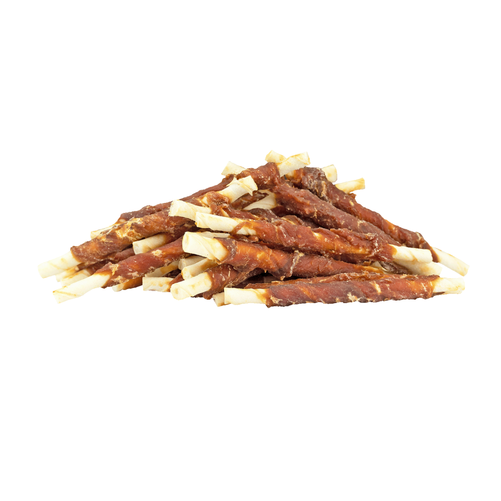 Braaaf Rouleaux de peau de canard - 30 bâtonnets pour chien