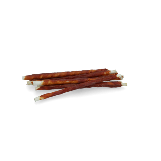 Braaaf Rawhide Twister Canard (8 pièces) - Friandise naturelle pour chien