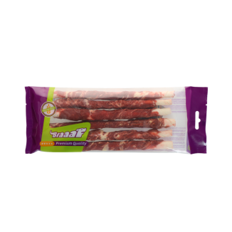 Braaaf Rawhide Twister Boeuf & Poisson - 6 pièces de 21 cm