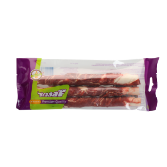 Braaaf Twister de Peau de Boeuf & Poisson (3 pièces) - 21 cm pour chiens