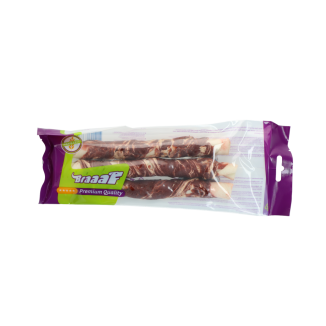 Braaaf Rawhide Twister Agneau & Poisson - Friandises pour chien, 3 pièces