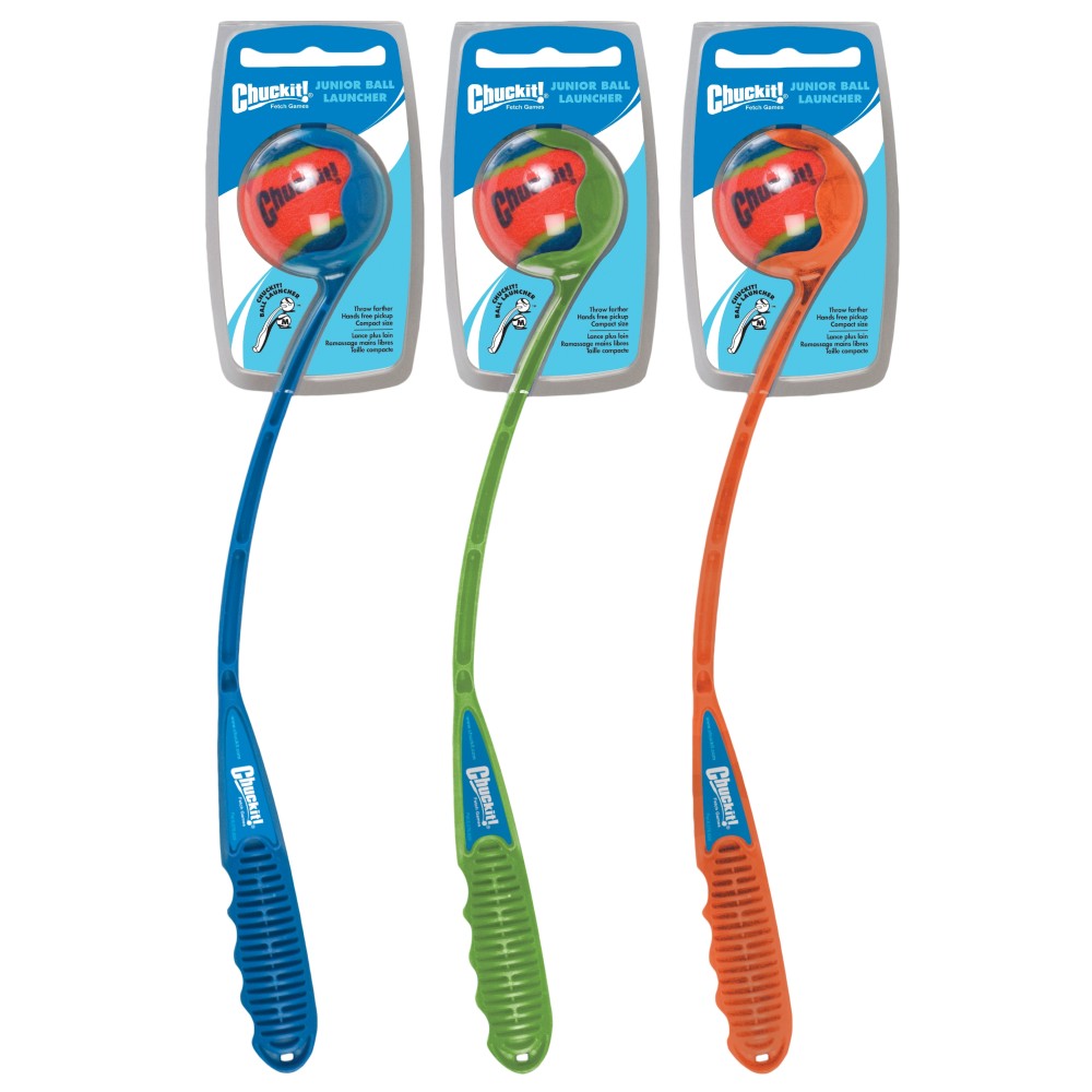 Chuckit! Lanceur de balle Junior - Jeu interactif pour chien - Facile à utiliser