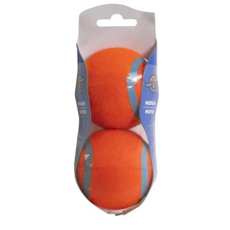 Chuckit! Lot de 2 Balles de tennis pour chiens - Taille M, Durable et rebondissante