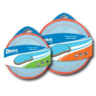 Frisbee Chuckit! Paraflight L pour chiens - Jouet volant durable