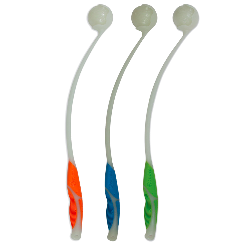 Lanceur Max Glow Pro Chuckit! pour chiens - Jeu lumineux et amusant