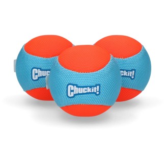 Pack de 3 Balles de récupération amphibies Chuckit! pour chiens - Jouets flottants robustes