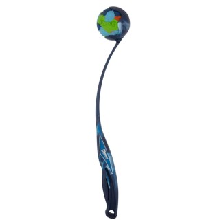Chuckit! Lanceur de Fetch Écologique + Balle - Jouet interactif pour chiens - Dimensions 51.2x10.3x7.2 cm