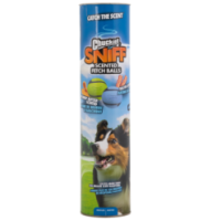 Pack de 4 balles Chuckit! au bacon et beurre de cacahuète pour chien - Taille M