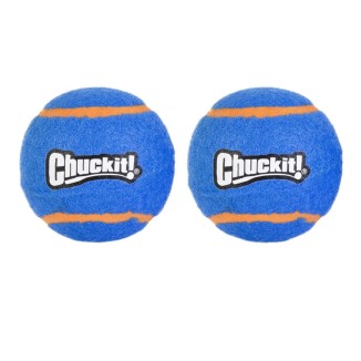 Lot de 2 balles de tennis Chuckit! Siffleur pour chiens - Taille S