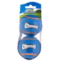 Chuckit! Balles de tennis Squeaker M (lot de 2) - Jouets sonores pour chien