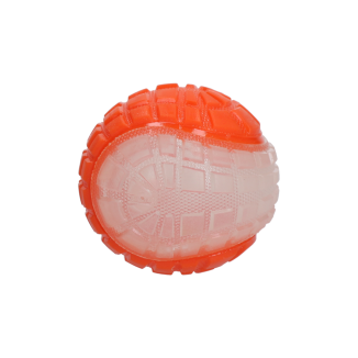 Balle phosphorescente Dog Comets pour chien - Orange, Taille M