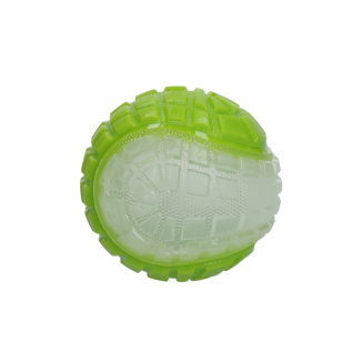 Balle de lune phosphorescente pour chien Dog Comets M verte - Jouet amusant!