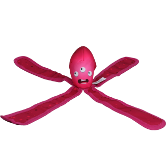 Le jouet pour chien Le Dog Comets Alien Octo L Rose - Amusement intergalactique!