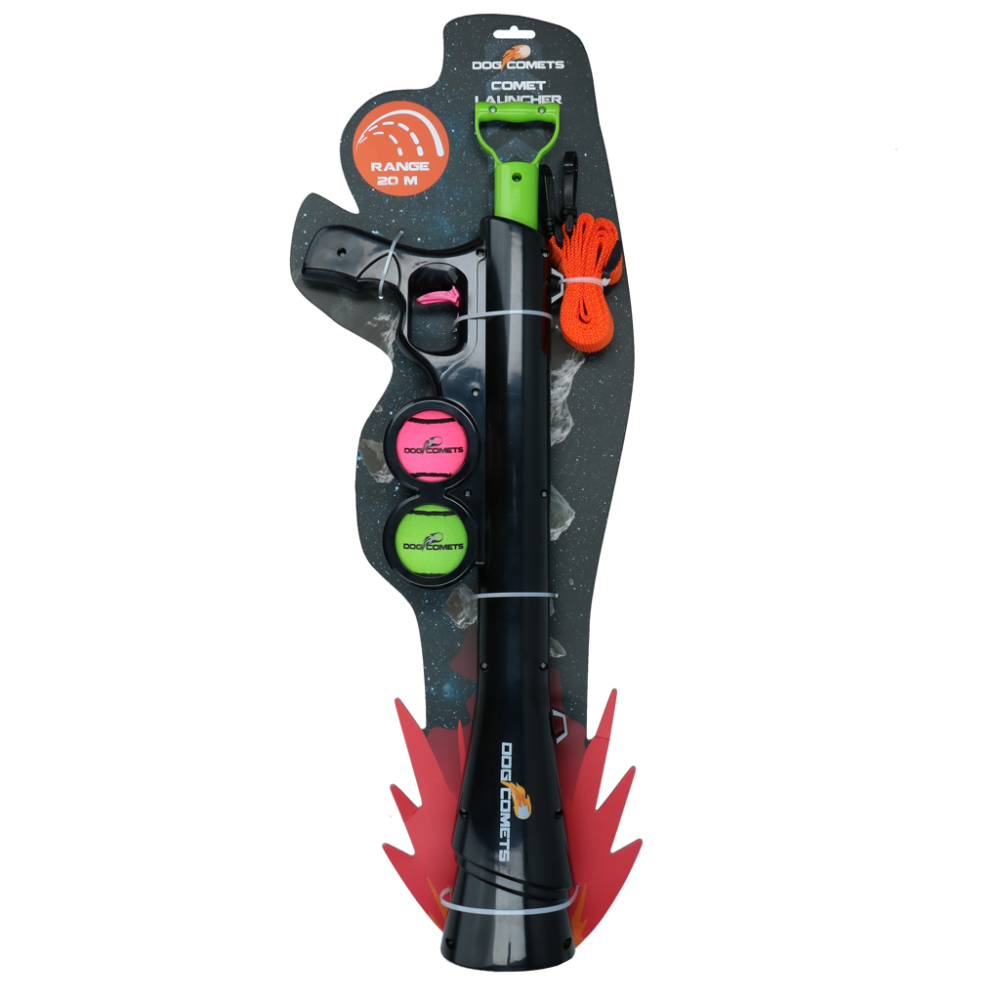 Lanceur de comètes pour chiens Dog Comets - Amusez votre compagnon à quatre pattes!