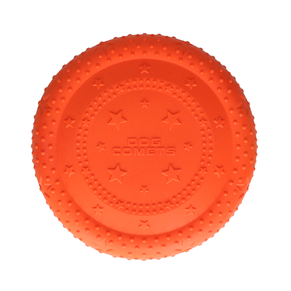 Jouet Chien Comètes UFO Flyer Orange - Dimensions 23.6x28x3.8 cm