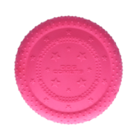 Jouet pour Chien Comète UFO Flyer Rose - Dimensions 27.4x23.7x5.2 cm