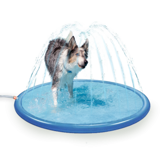 Tapis Arroseur Splash S 100 cm pour chiens - Rafraîchissant et ludique