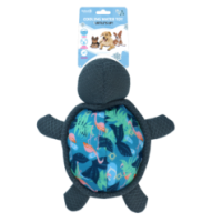 CoolPets Tortue's Up Flamant - Maison colorée pour chiens de petite taille