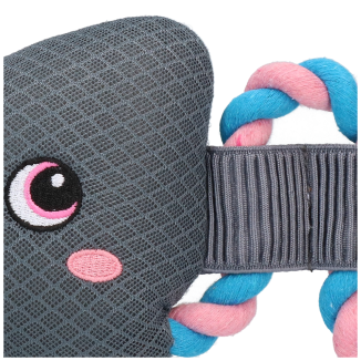 CoolPets Tire-moi! Fleur de corde Fishy - Jouet interactif pour chien de qualité supérieure