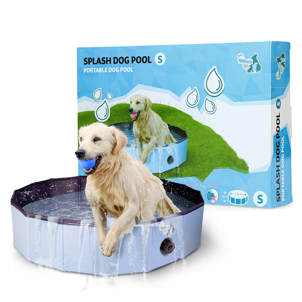 Piscine pour chien CoolPets Splash ø 80 x 20 cm - Rafraîchissez votre compagnon!