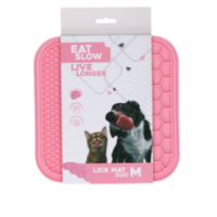 Tapis à Laper M Rose pour Chien: Mangez Lentement, Vivez Plus Longtemps