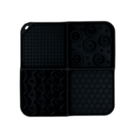 Tapis à Laper pour Chien Eat Slow Live Longer Gris - 3.2x21x26 cm