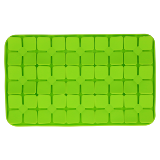 Tapis à Laper Eat Slow Live Longer - Fleur Vert - Dimensions 2.2x25.2x35.2 cm