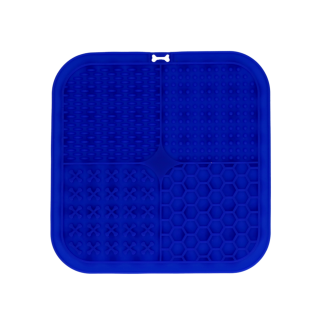 Tapis à Laper Quadruple Bleu Eat Slow Live Longer - Taille 1.8x20.1x24.9 cm