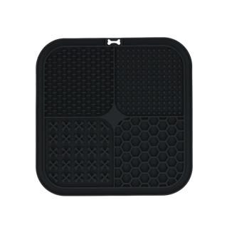Tapis à Laper Quadruple Gris Eat Slow Live Longer - Pratique et Confortable