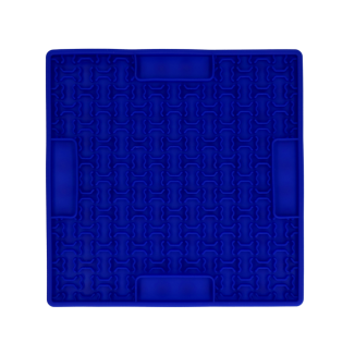 Tapis à Léchouiller Os Bleu Eat Slow Live Longer 2.4x25.3x22.3 cm