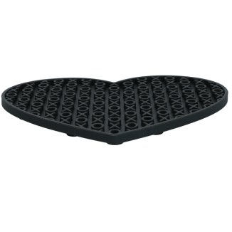 Tapis à Laper Eat Slow Live Longer Gris - Joli Cœur pour Chiens