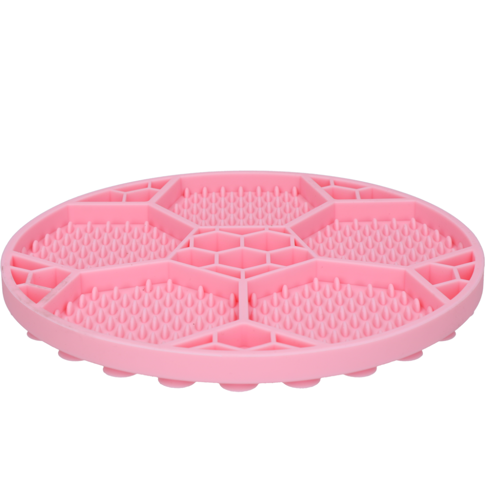 Tapis à Laper Anti-glouton pour Chien | Eat Slow Live Longer Ballon de Foot Rose