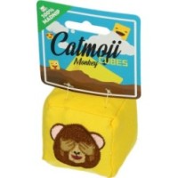 Catmoji Cube Singe - Jouet amusant pour chat - 8.5x7.5x6 cm