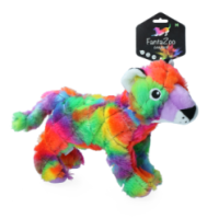 FantaZoo Léopard - M: Jouet pour Chien avec Contenance 25x14x6 cm