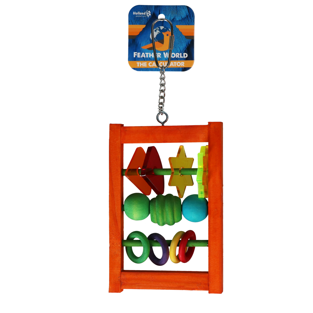 Calculatrice Feather World: Compacte et pratique pour les amoureux des oiseaux