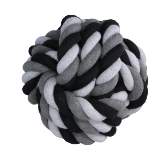 Floss Toss Dental Rope Extreme Ball - Jouet Dentaire Naturel pour Chien